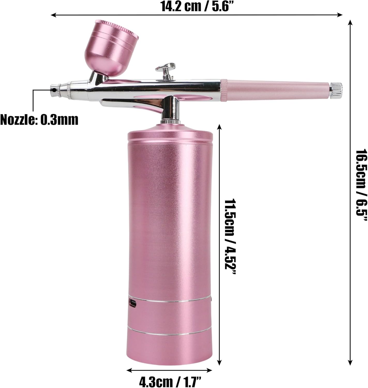 Oxygen Facial Machine – Handheld High Pressure Mist Spray Steamer for Skin Rejuvenation, Deep Cleaning, and Moisturizing – Portable, Rechargeable Airbrush